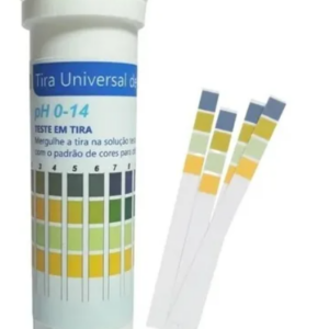 TIRA PAPEL INDICADOR DE PH ESCALA 0-14 CX/150 TESTES KASVI