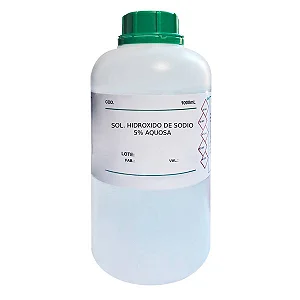 Solução Hidróxido de Sódio 0,3125N / 0,3125M Aquosa 1000ml