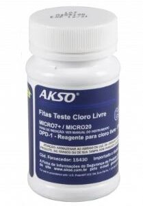FITAS TESTE PARA PH - 100 TESTES (USO EXCLUSIVO MICRO 7 / MICRO 20) AKSO